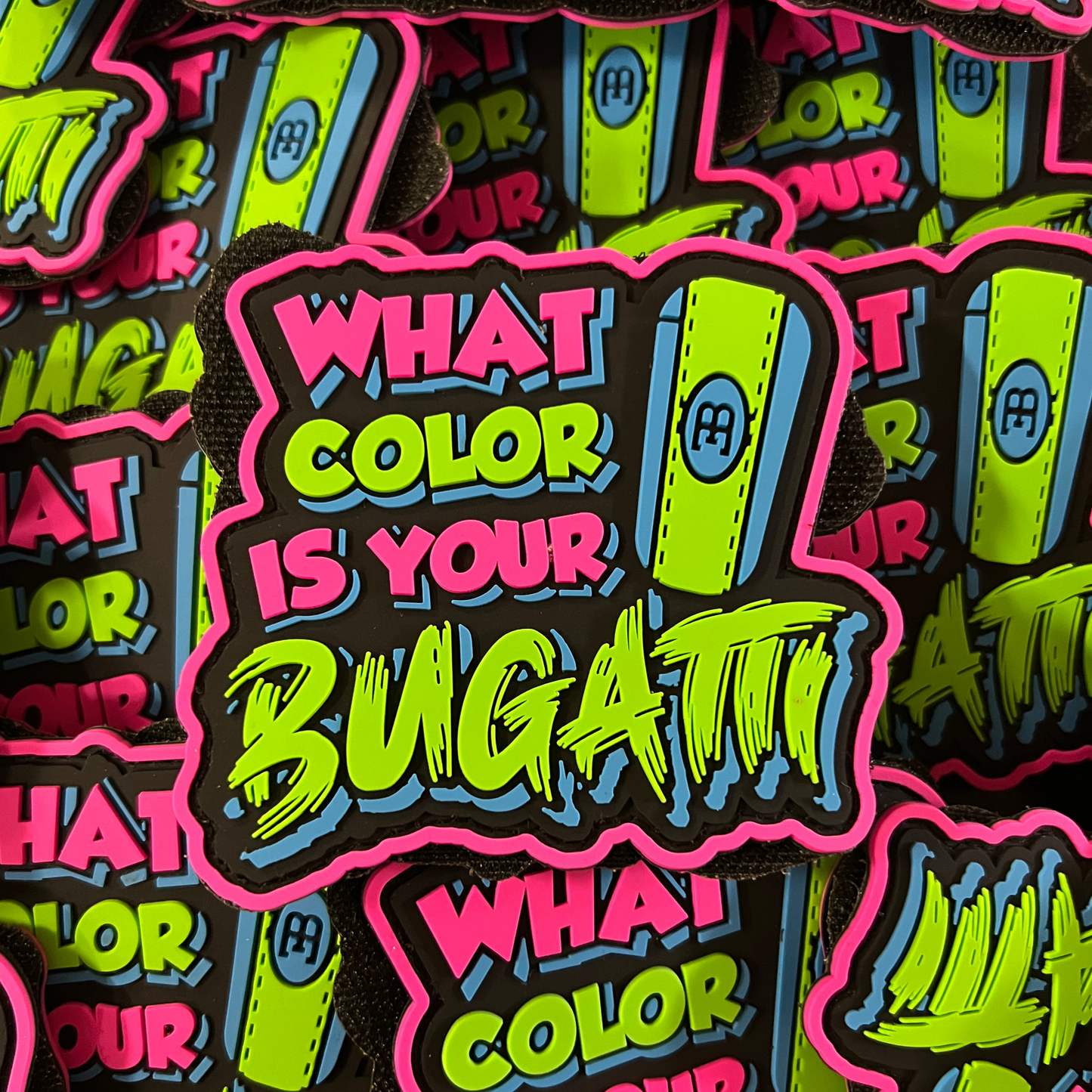 WHAT COLOR IS YOUR BUGATTI PVC PATCH