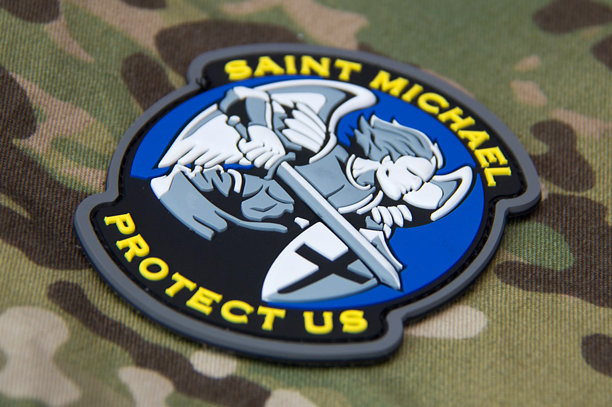 Saint Michael Modern PVC Morale Patch